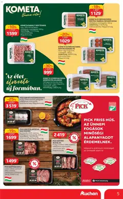 Auchan - Akciós újság Auchan megtekintése, amely érvényes 2025.12.04.-től | Oldal: 5