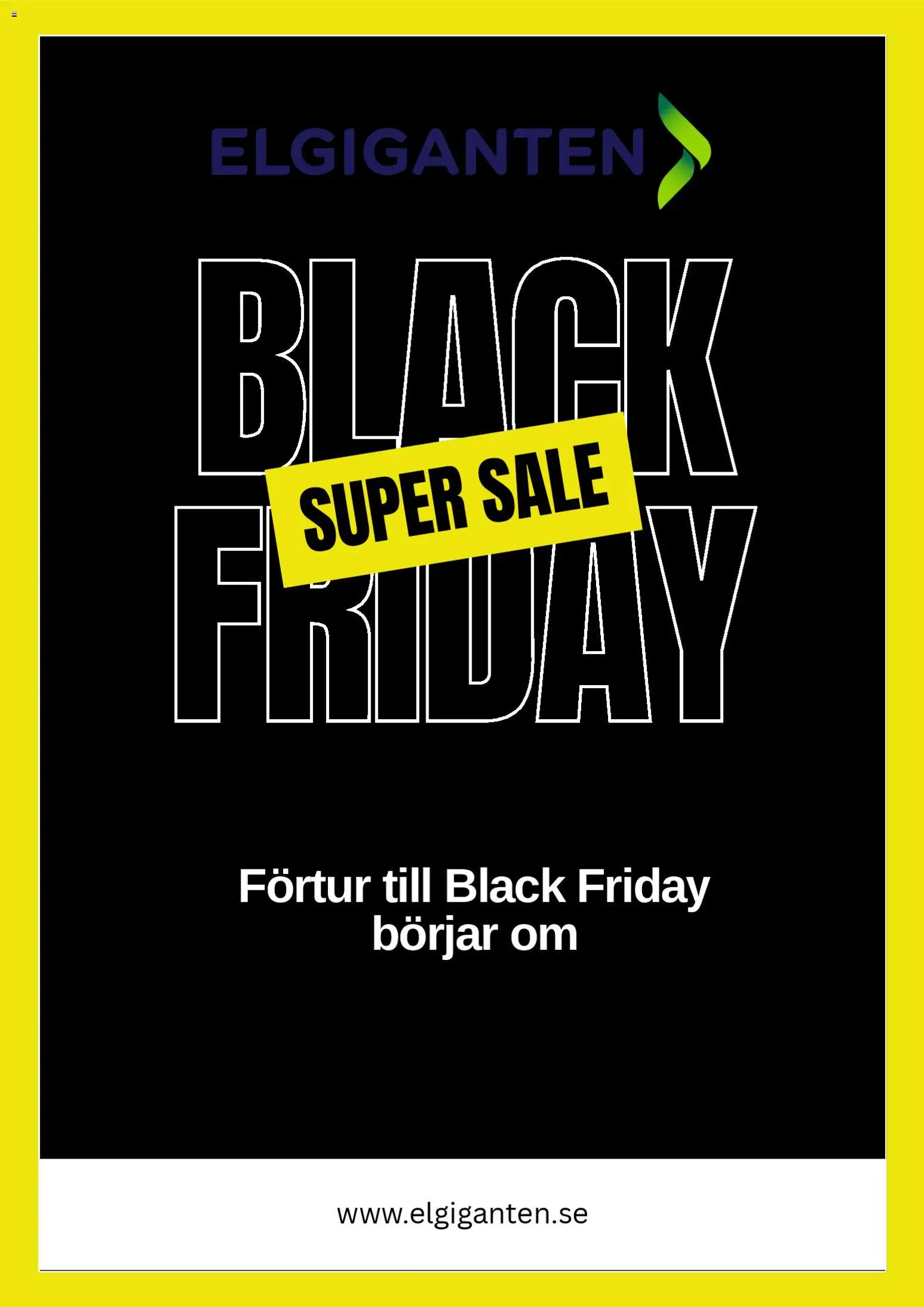 Förhandsgranska reklamblad Black Friday från butik Elgiganten gäller från 13/11/2025