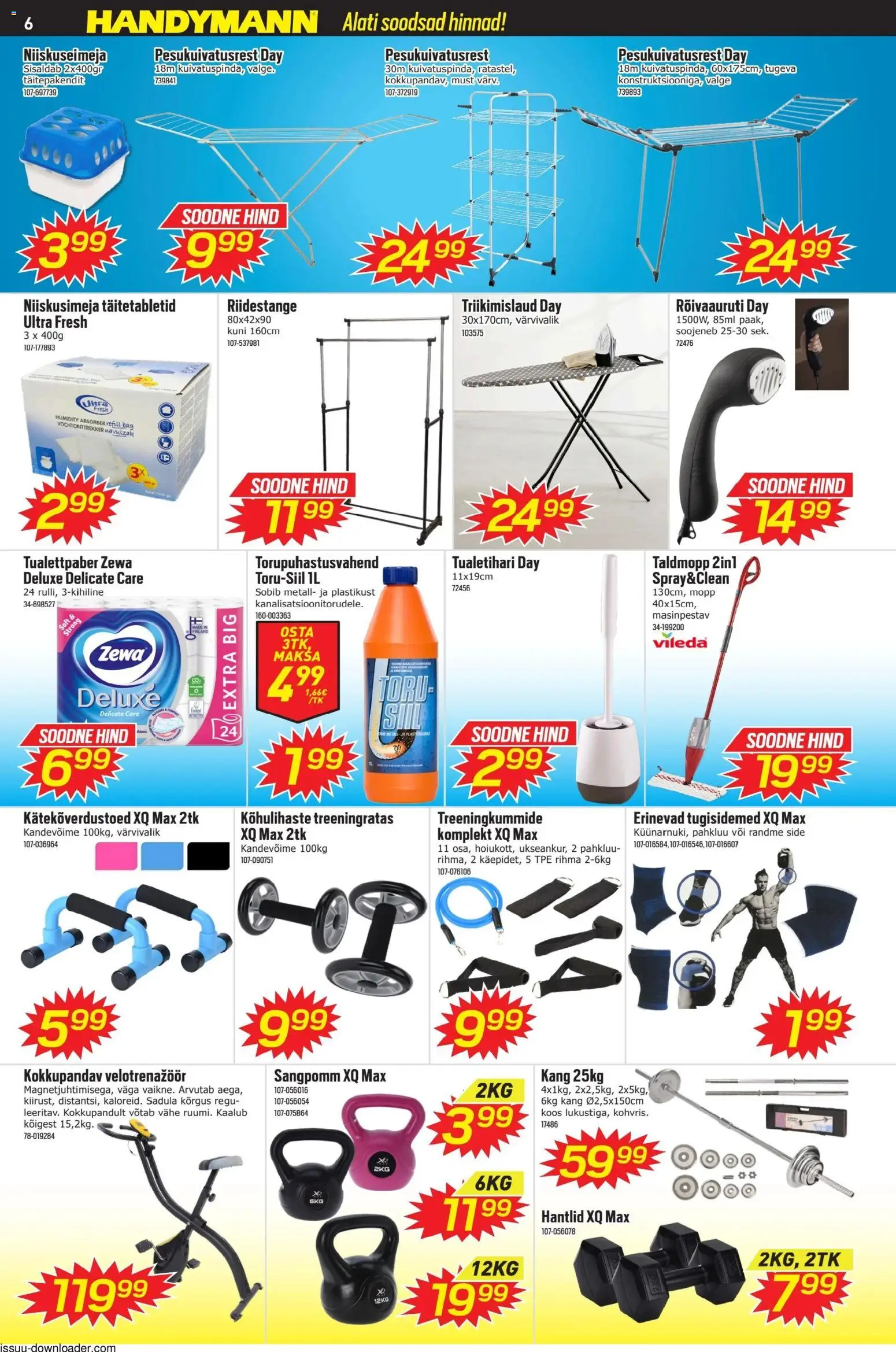 Handymann kliendilehe eelvaade alates 2026.01.03