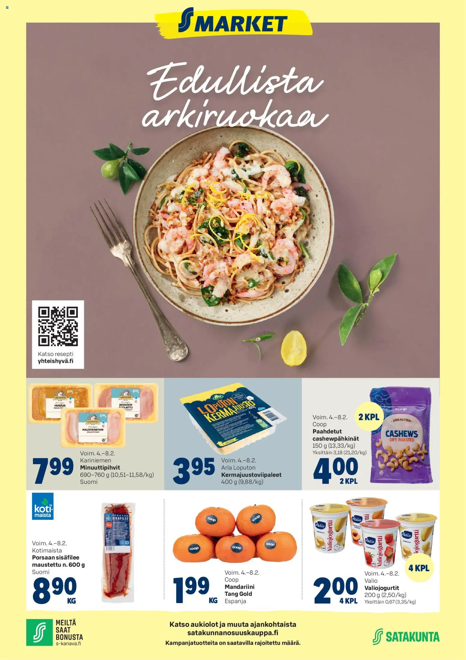 Kaupan S-market Tarjoukset esikatselu, voimassa 04/02/2026
