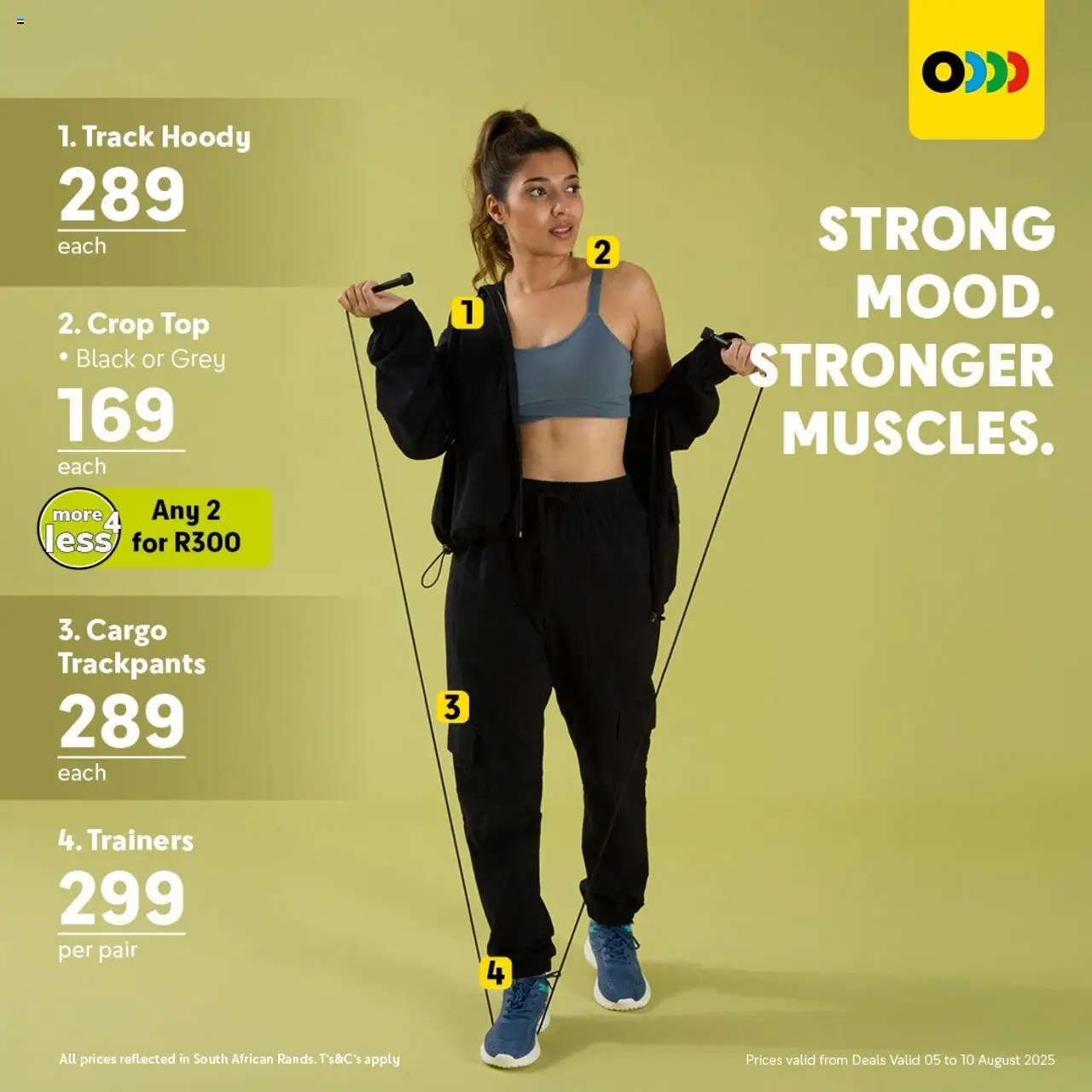 Makro Workout Clothes Specials from 05/08 - 10/08/2025 > Promotions - Trackpants, Crop top