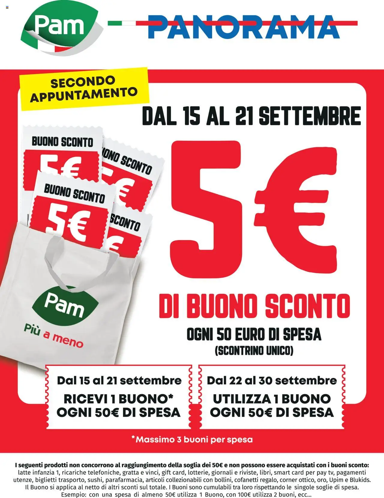 Volantino Panorama valido da 15/09/2025 numero di pagina 1