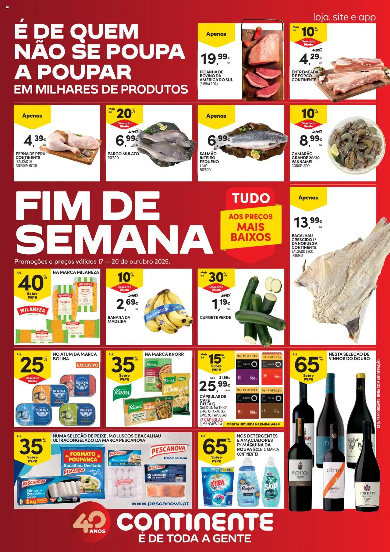 Continente Folheto de 17/10/2025 - catálogo esta semana - página 1