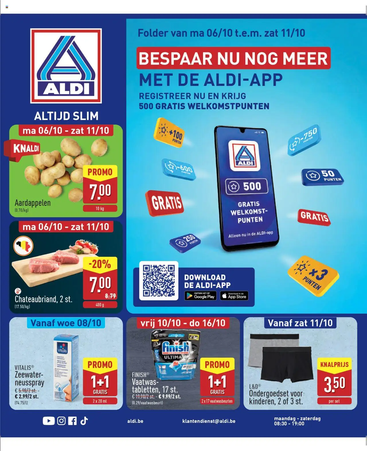 Aldi shop Folder week 41 geldig vanaf 06/10/2025 - Paginanummer 1