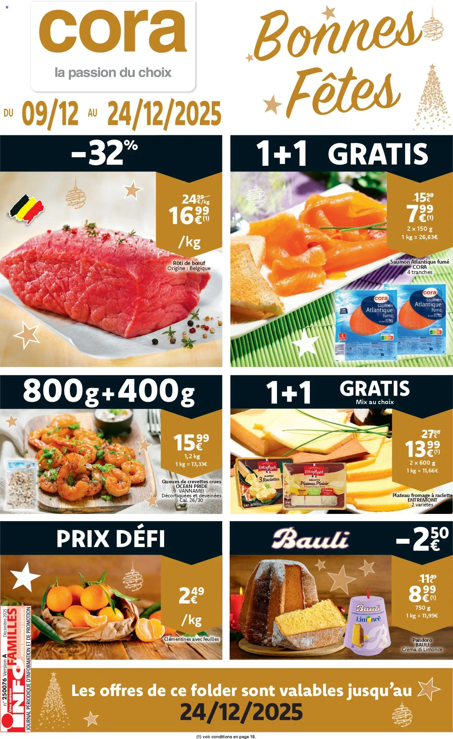 Voorbeeld van Folder de la semaine 50-51 van winkel Cora geldig vanaf 09/12/2025