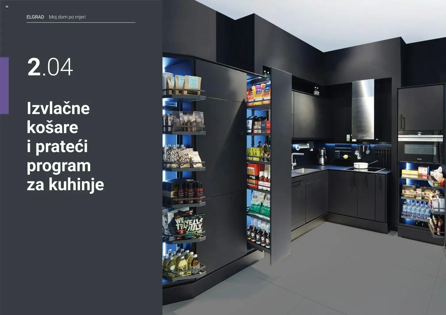 Pregled letka Izvlačne košare i prateći program za kuhanje trgovine Elgrad vrijedi od 02.04.2026