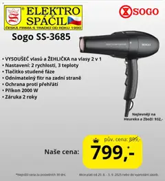 Náhled nabídky: Elektro Spáčil Leták - Slevy platný od 21.08.2025