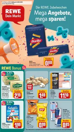 Vorschau von dem Prospekt des Geschäftes Rewe, gültig ab dem 21.09.2025