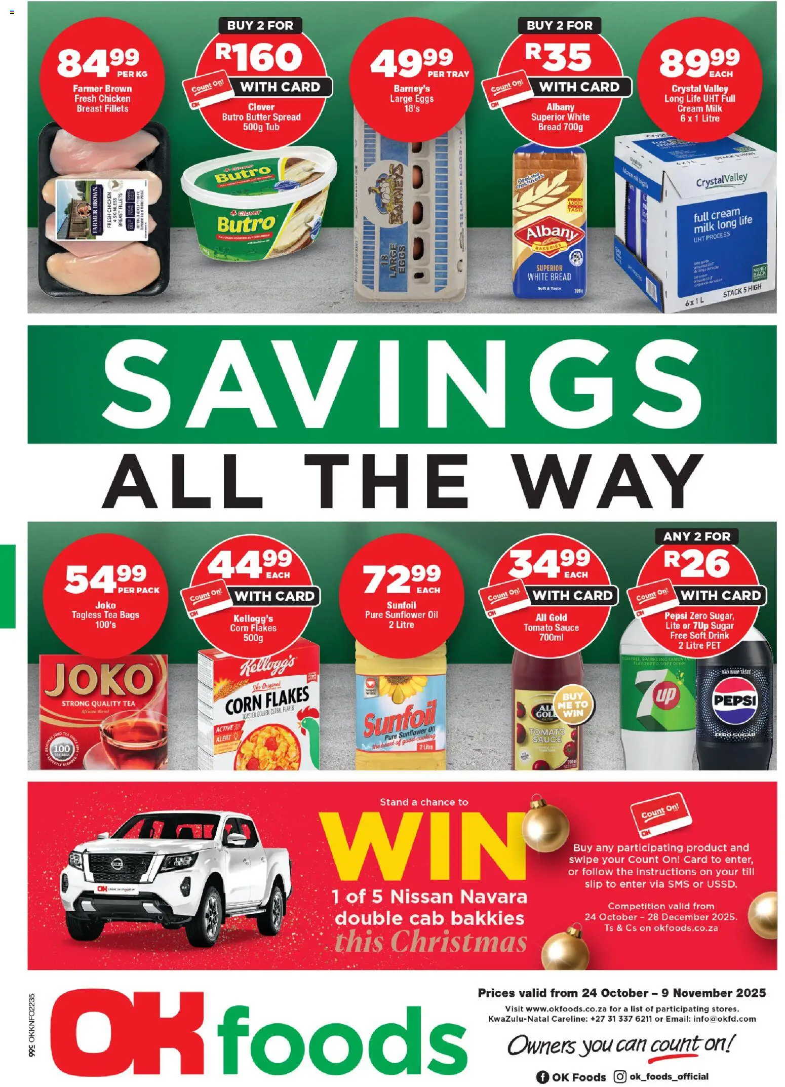 OK Foods Kwazulu Natal - Specials from 24/10 - 09/11/2025 > Promotions
