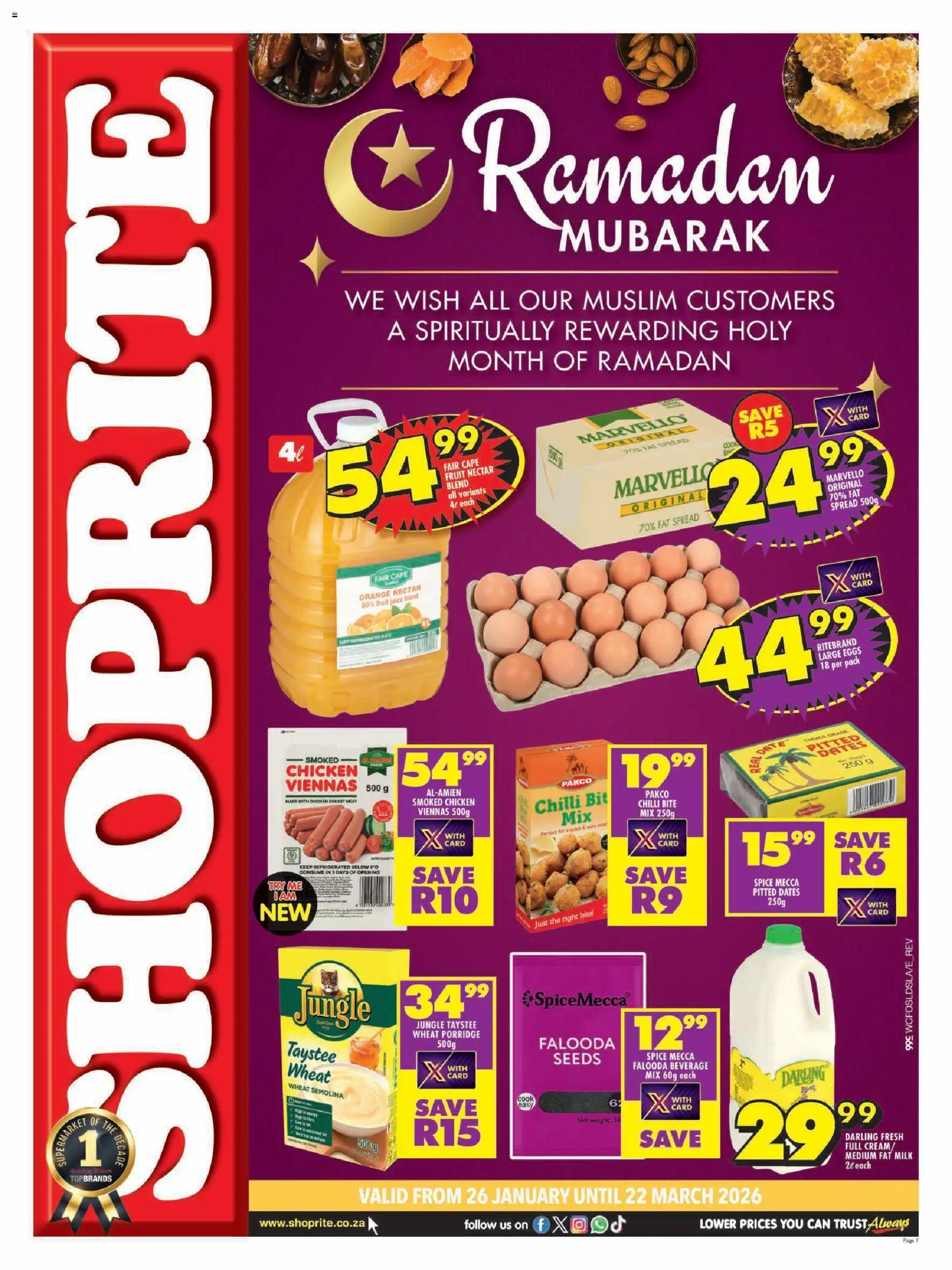 Preview of Shoprite flyer valid from 26/01/2026