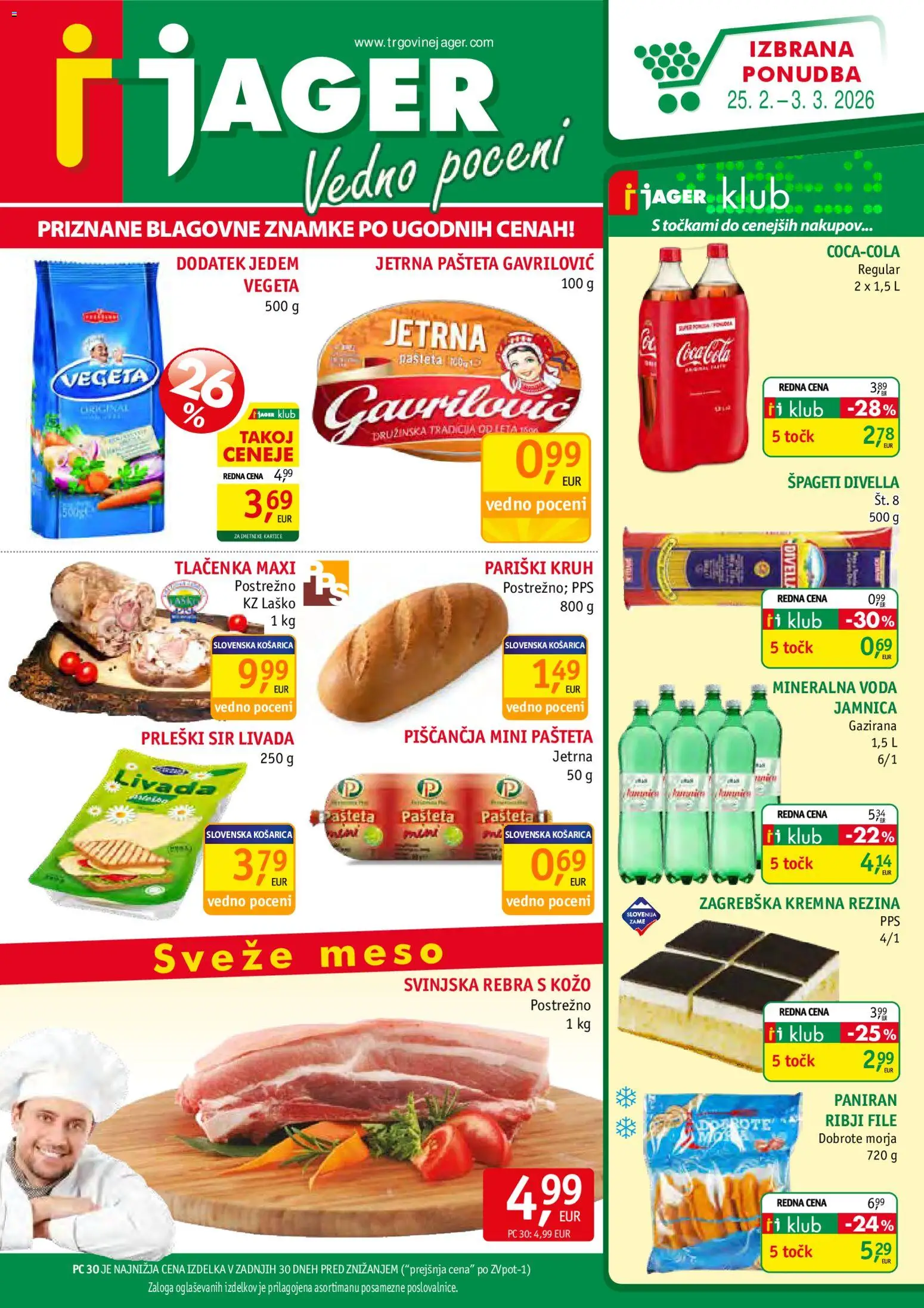 Predogled kataloga iz trgovine Jager veljaven od 25.02.2026