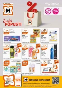 Pregled letka Katalog trgovine Müller vrijedi od 05.01.2026