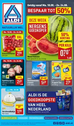 Voorbeeld van Folder week 34 van winkel Aldi geldig vanaf 18-08-2025