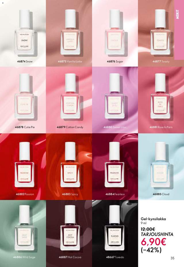 Uusi Oriflame kuvasto alkaen 22/04