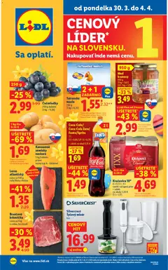 Náhľad Lidl letáku platného od 30.03.2026