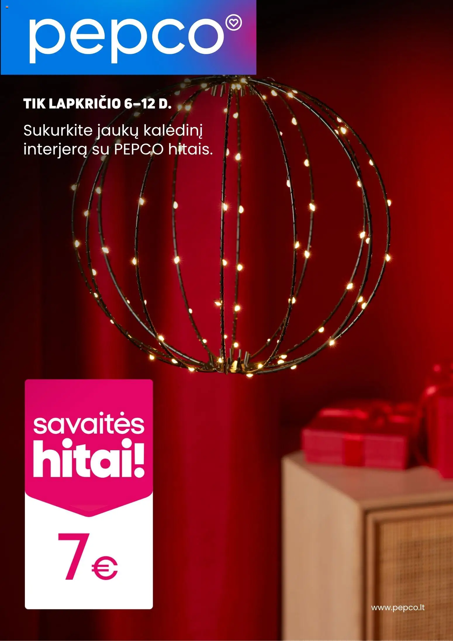 Pepco parduotuvės leidinio Leidinys galiojančio nuo 2025.11.06 peržiūra
