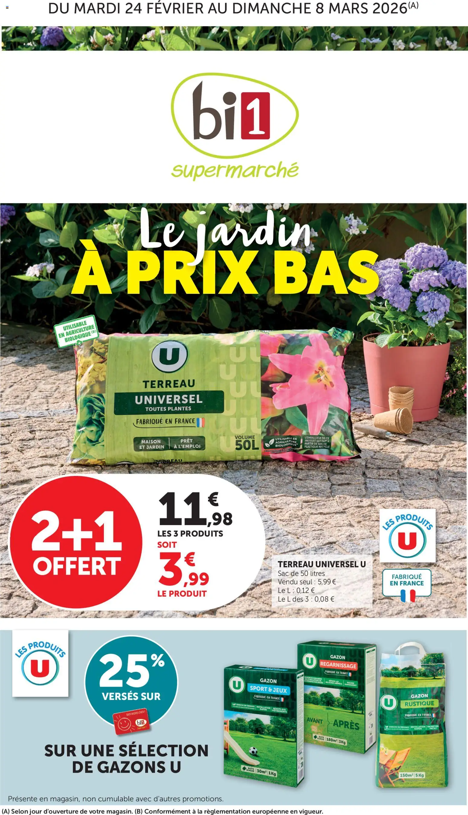 Prévisualisation de Catalogue du magasin bi1 formulaire valide 24/02/2026