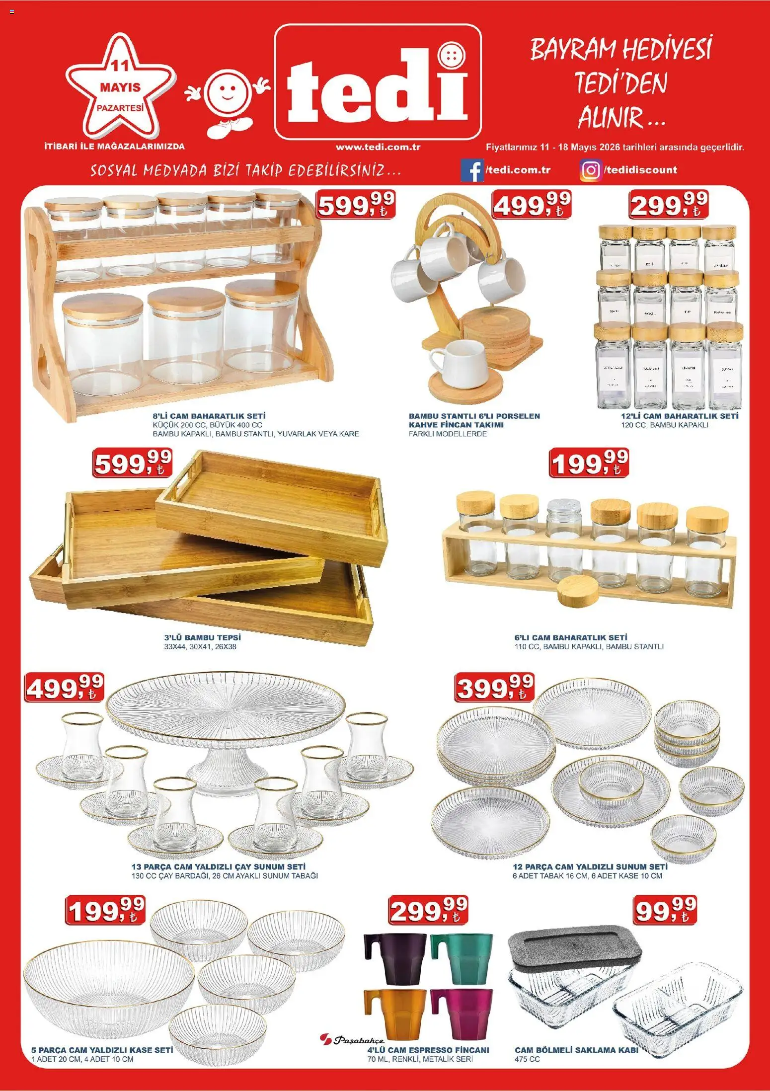 Tedi Tedi Katalog 11.05.2026 - Broşürünün önizlemesi