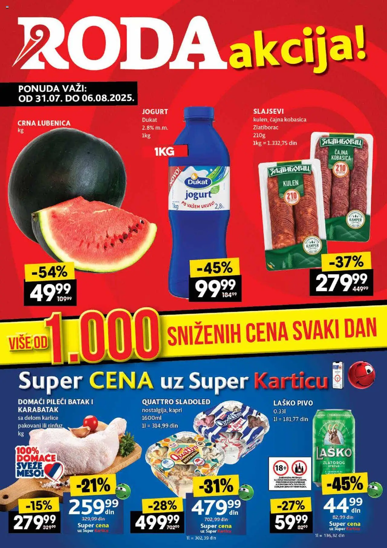 Roda katalog važi od 31.07.2025 - stranica 1