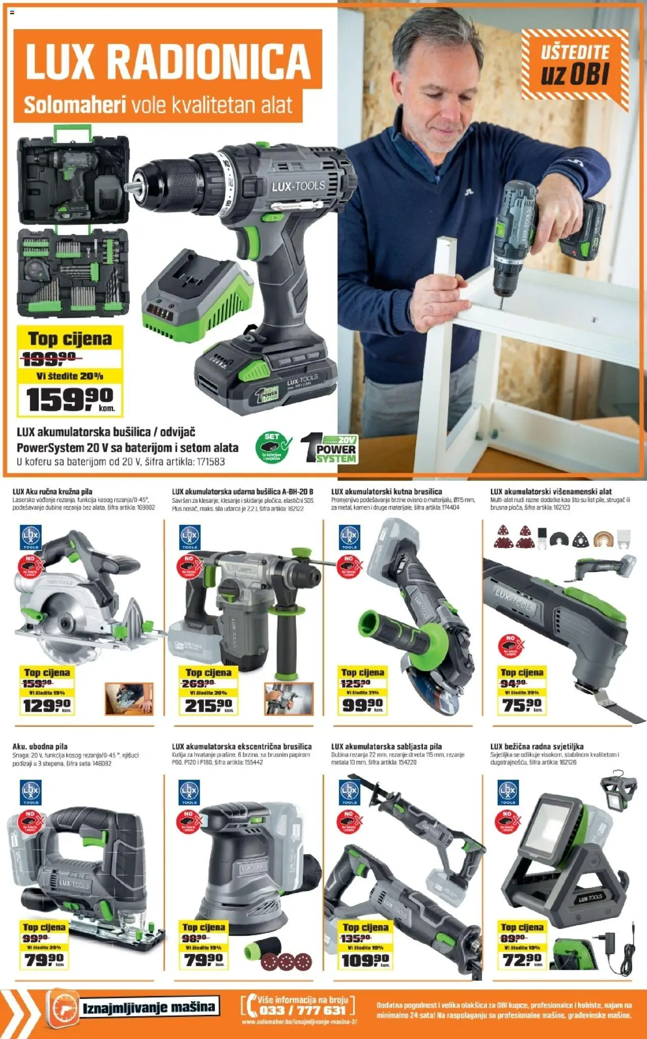 Pregled letka Katalog trgovine OBI vrijedi od 2025.10.13