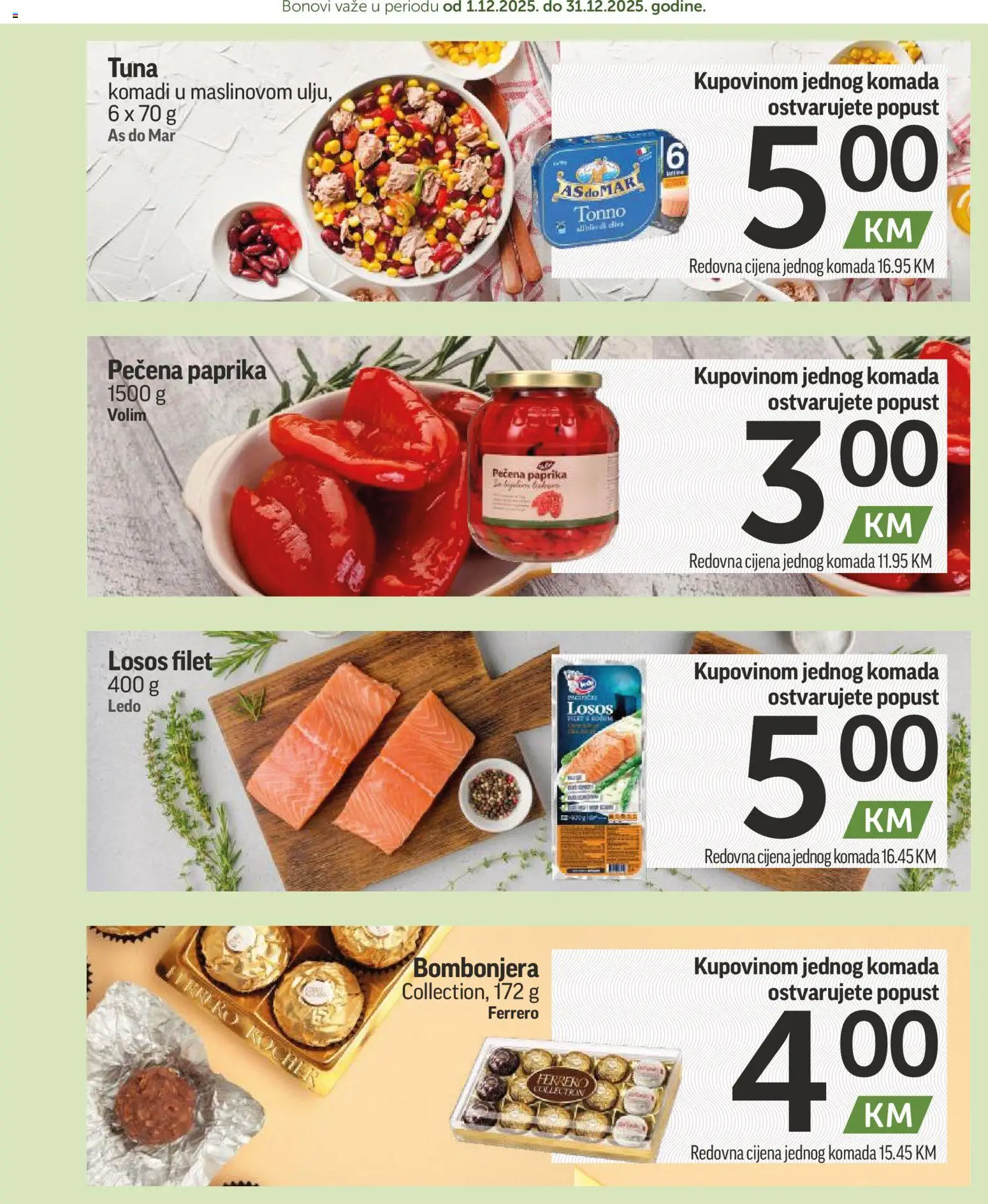 Pregled letka Super BONbonjera trgovine Crvena jabuka vrijedi od 2025.12.01