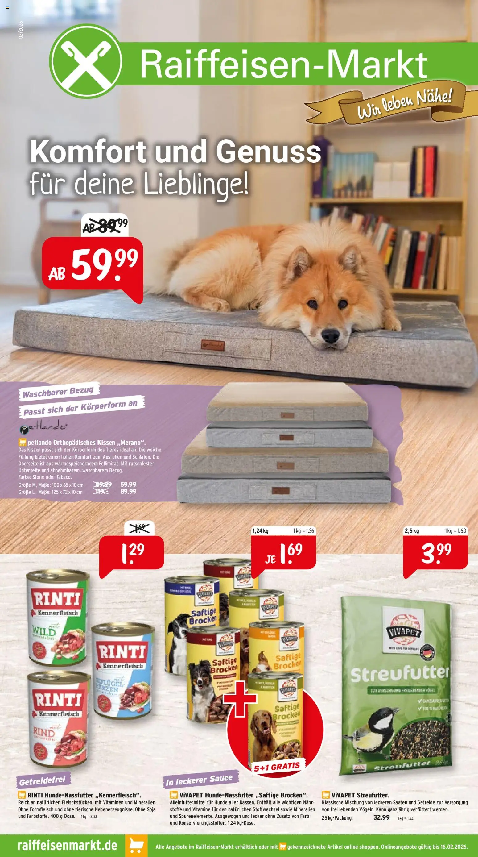 Vorschau von dem Prospekt des Geschäftes Raiffeisen Markt, gültig ab dem 28.01.2026