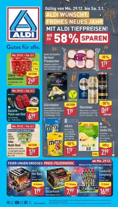 Vorschau von dem Prospekt des Geschäftes Aldi, gültig ab dem 28.12.2025