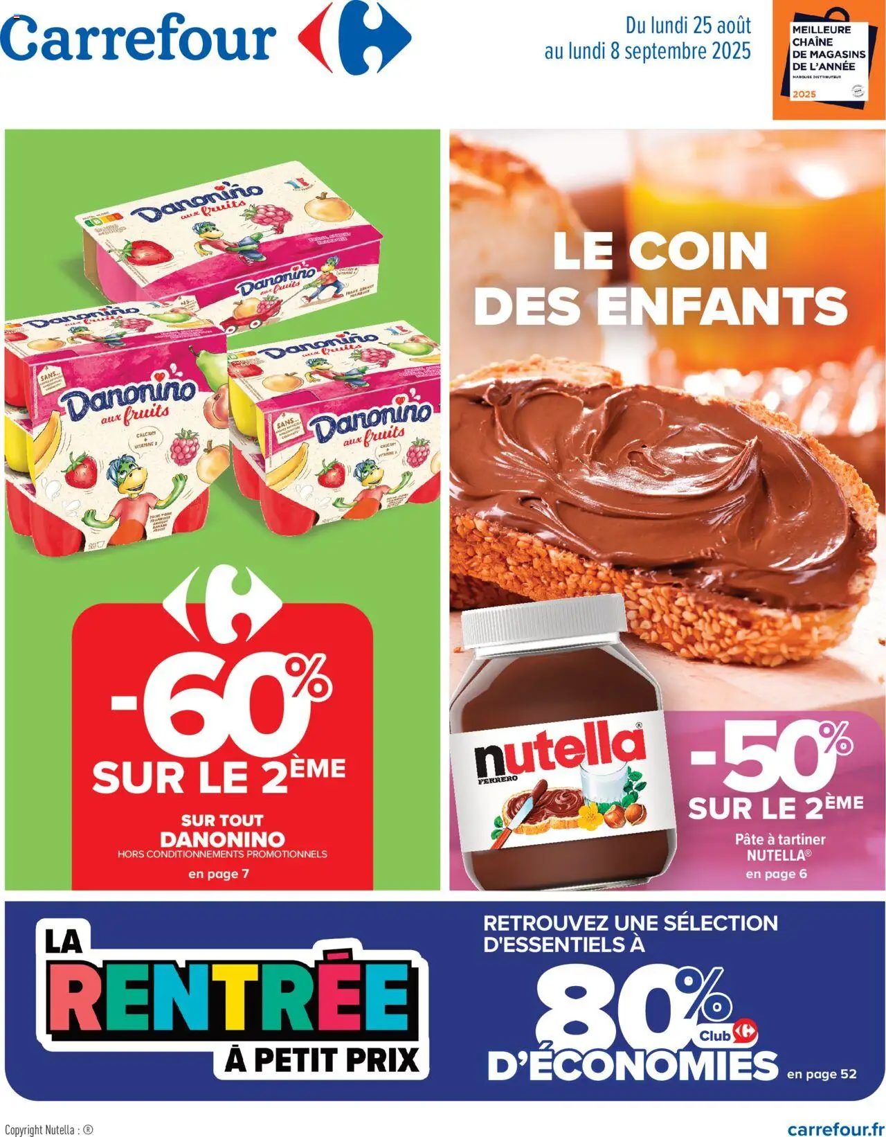 Catalogue de la semaine 35 de la boutique Carrefour valable du 25/08/2025 - Page numéro 1
