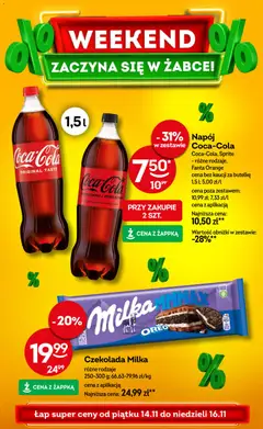 Pogląd gazetki "Weekendowe promocje" ze sklepu Żabka ważnej od 14.11.2025