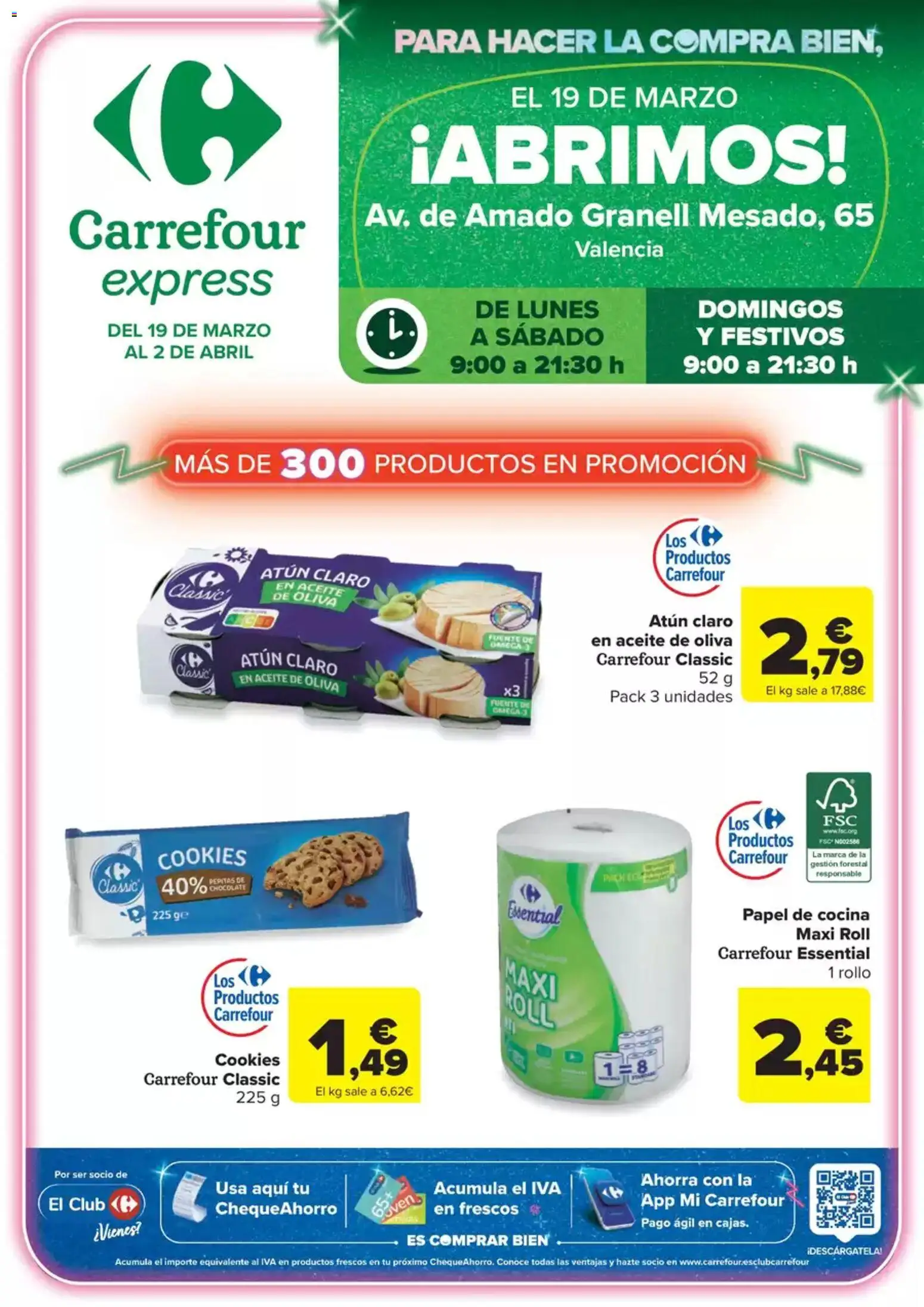 Vista previa del folleto de la tienda Carrefour Express válido desde el 19/03/2026 