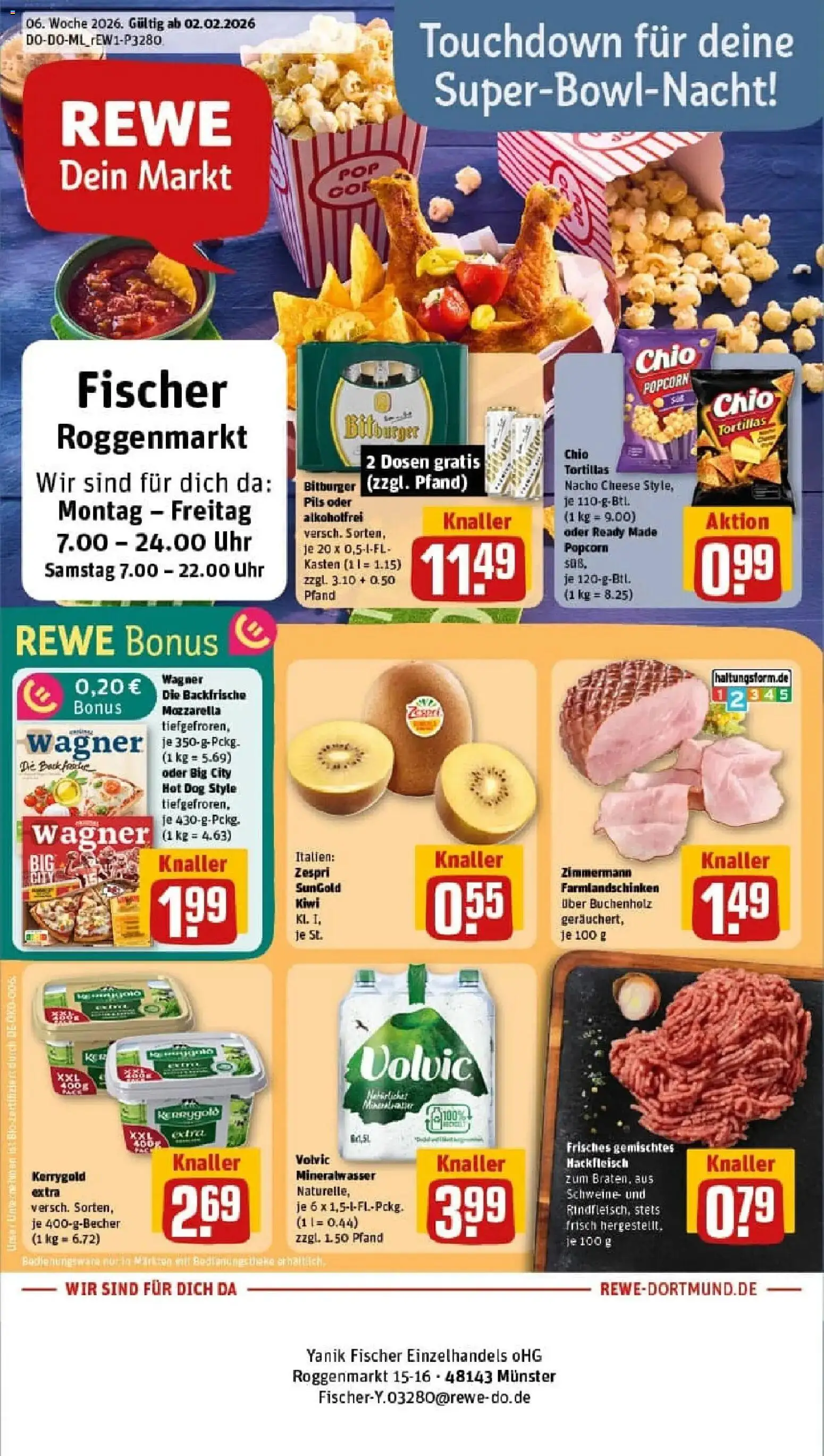 Vorschau von dem Prospekt des Geschäftes Rewe, gültig ab dem 02.02.2026