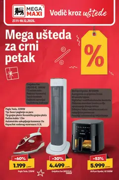 Pregled Mega Maxi kataloga - važi od 27.11.2025