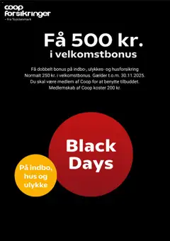 Eksempel på tilbudsavis Black Friday fra butik Super Brugsen gyldig fra 18/11/2025