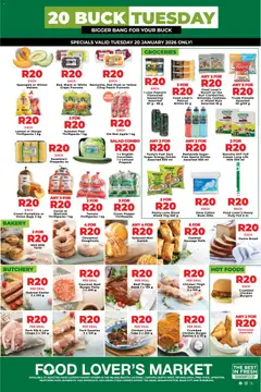 Preview of Food Lover's Market flyer valid from 20/01/2026