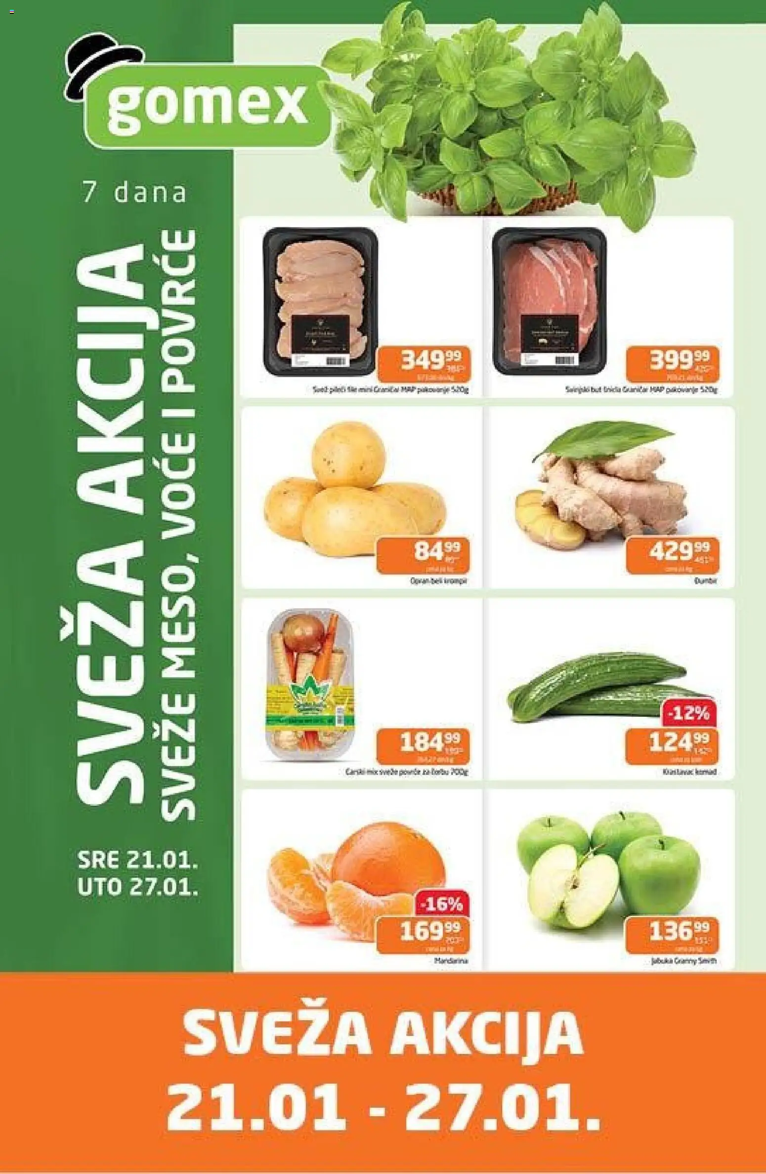 Pregled Gomex kataloga - važi od 21.01.2026