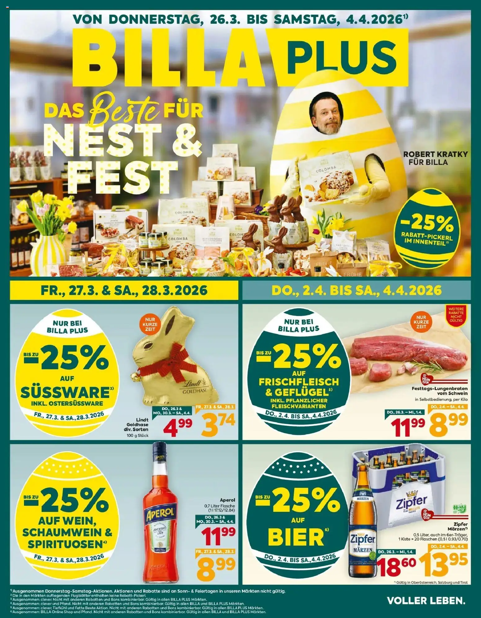 Vorschau der Angebote: Billa Plus Billa Plus Flugblatt - Oberösterreich gültig ab 26.03.2026
