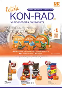 Náhľad KON - RAD letáku platného od 01.03.2026