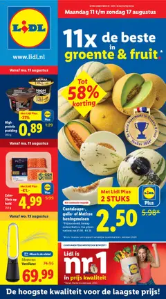 Voorbeeld van Folder week 33 van winkel Lidl geldig vanaf 11-08-2025