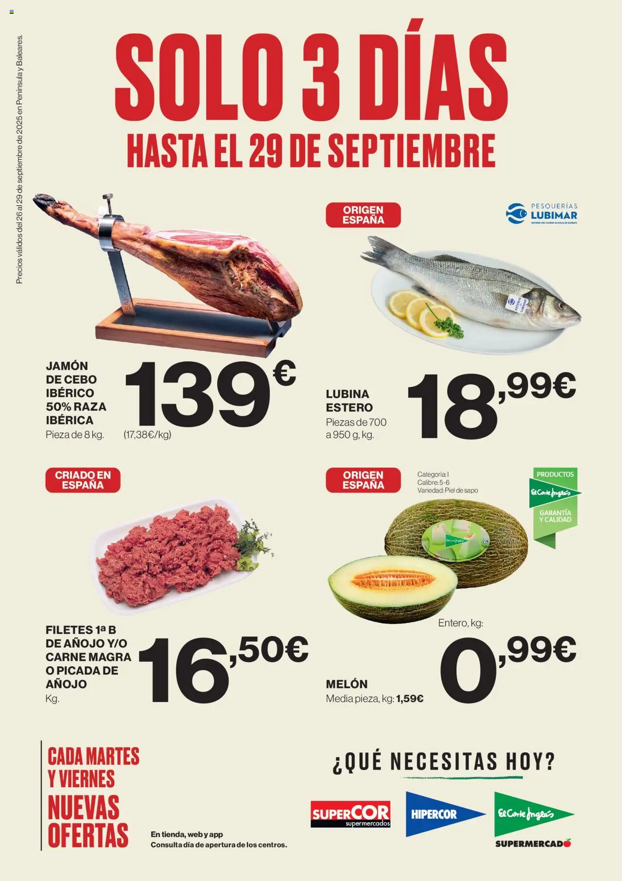 El Corte Inglés Ofertas 26/09 - 29/09/2025 (folleto)