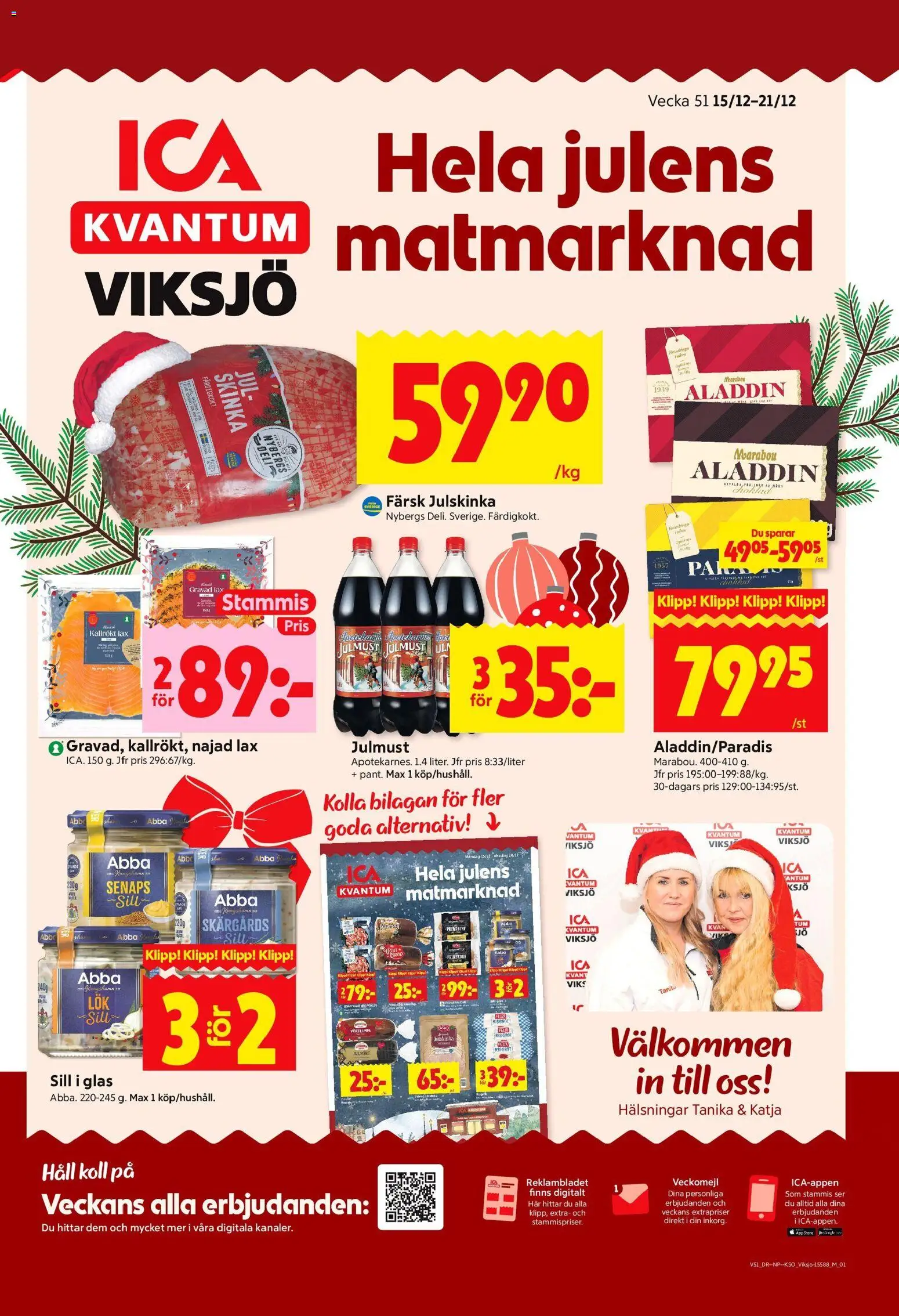 Förhandsgranska reklamblad Järfälla från butik ICA Kvantum gäller från 15/12/2025