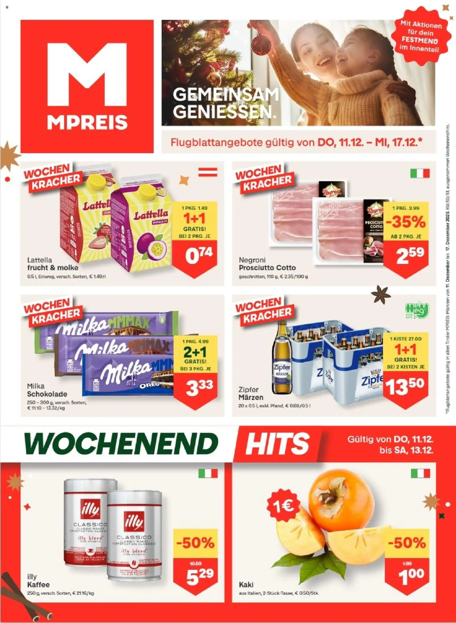 Vorschau der Angebote: MPREIS Absam gültig ab 11.12.2025