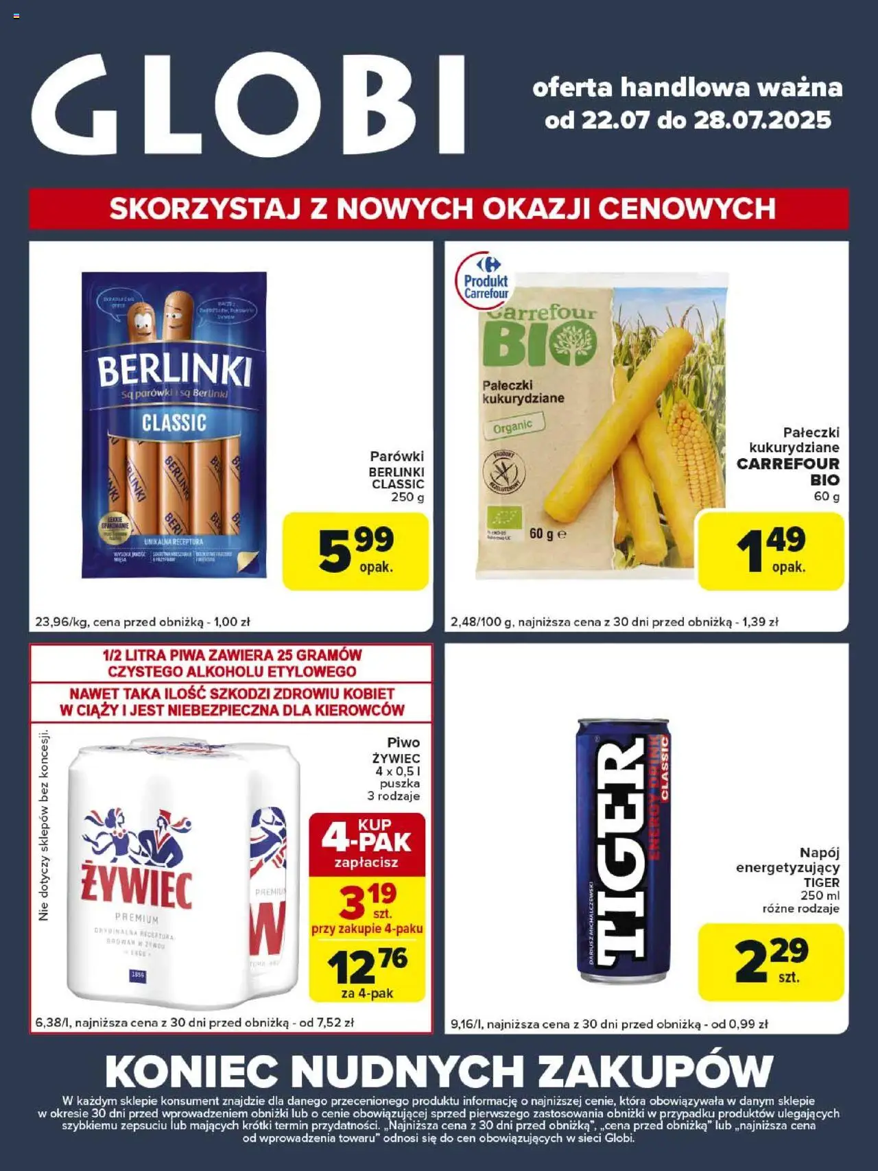 Carrefour Globi od 22.07.2025 - Nowa Gazetka - Numer strony 1
