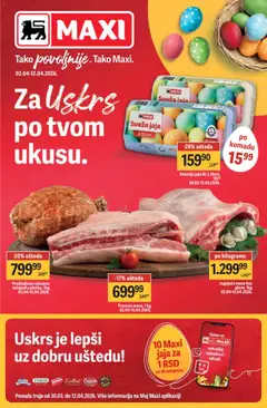 Pregled Maxi kataloga - važi od 02.04.2026