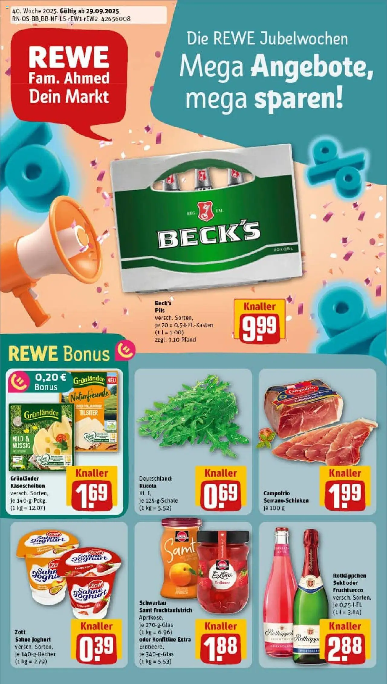 REWE Prospekt ab 28.09.2025 nächste Woche - Prospekt Berlin / Schöneberg	