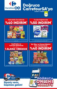 CarrefourSA Katalog 23.10.2025 - Broşürünün önizlemesi