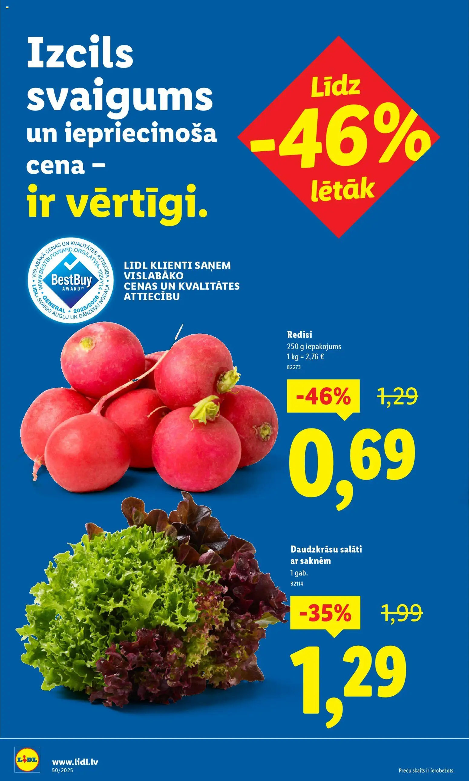Skatīt Lidl akciju bukletu, derīgs no 2025.12.08