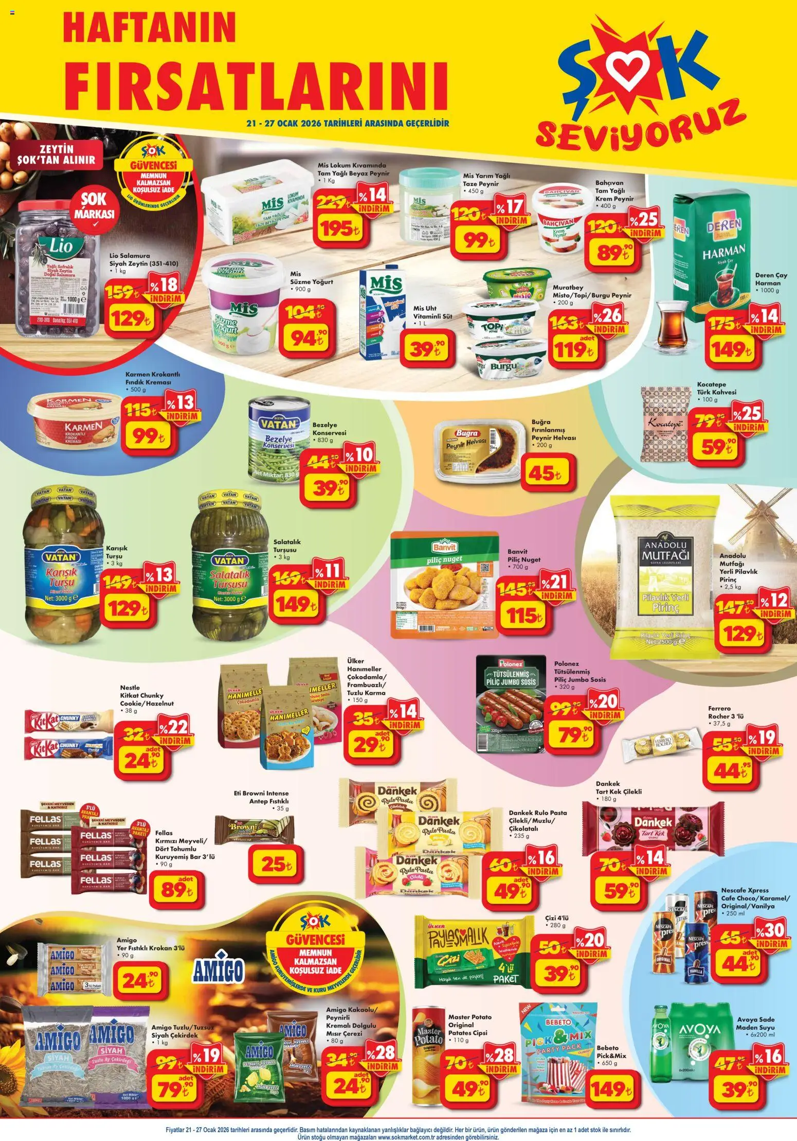 Şok Market Katalog 21.01.2026 - Broşürünün önizlemesi