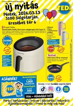 TEDi - TEDi akciós újság Salgótarján megtekintése, amely érvényes 2026.03.13.-től