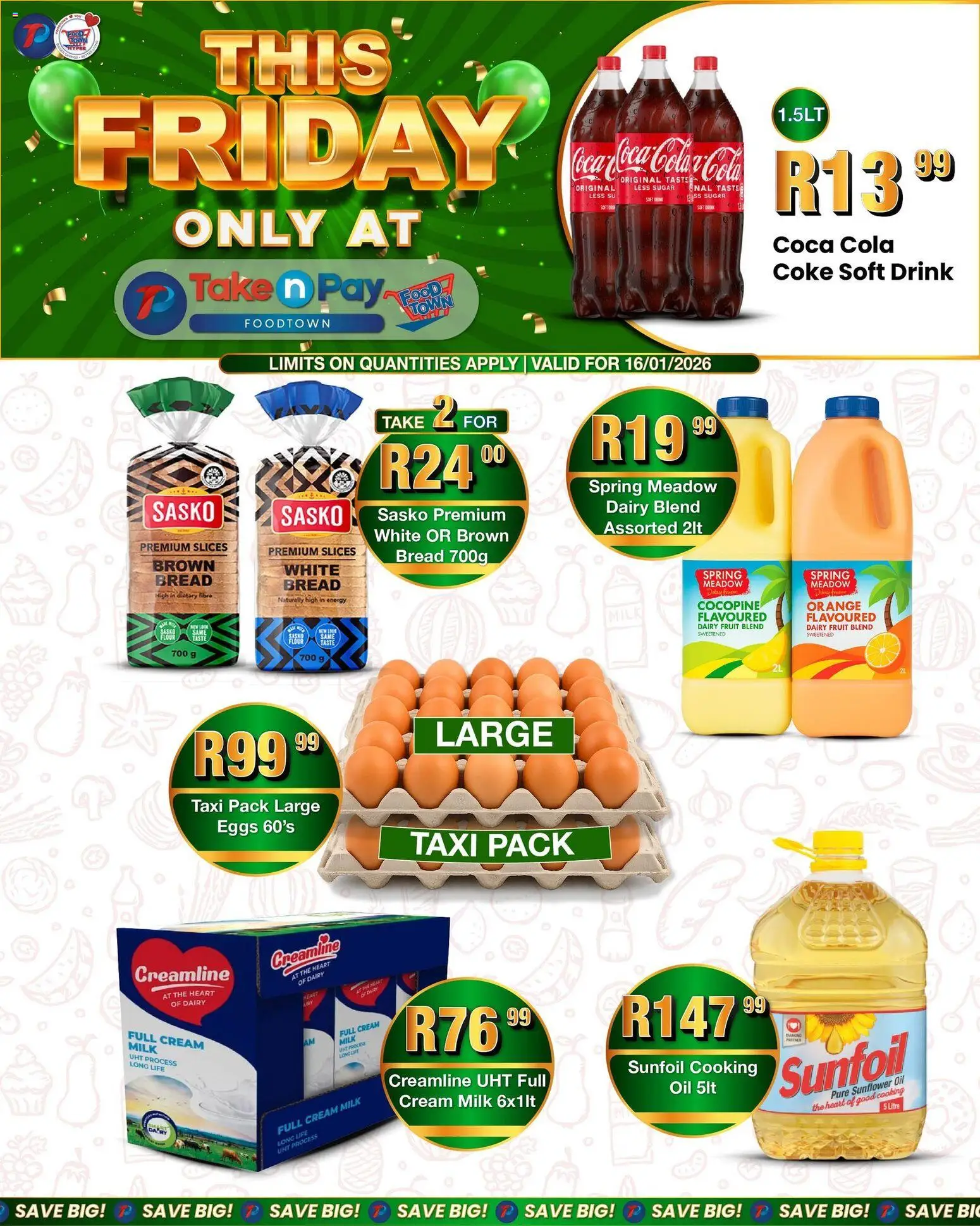Preview of Take n Pay flyer valid from 16/01/2026