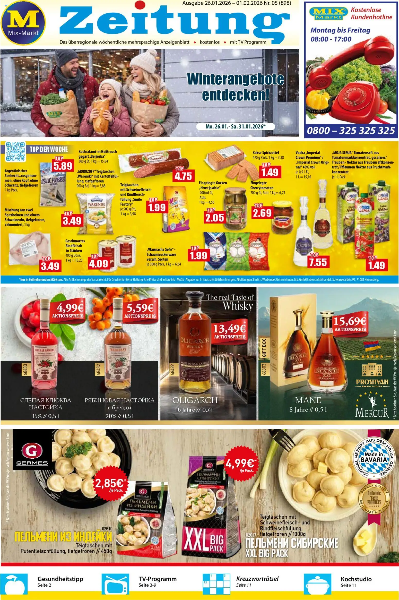 Vorschau von dem Prospekt des Geschäftes Mix Markt, gültig ab dem 26.01.2026